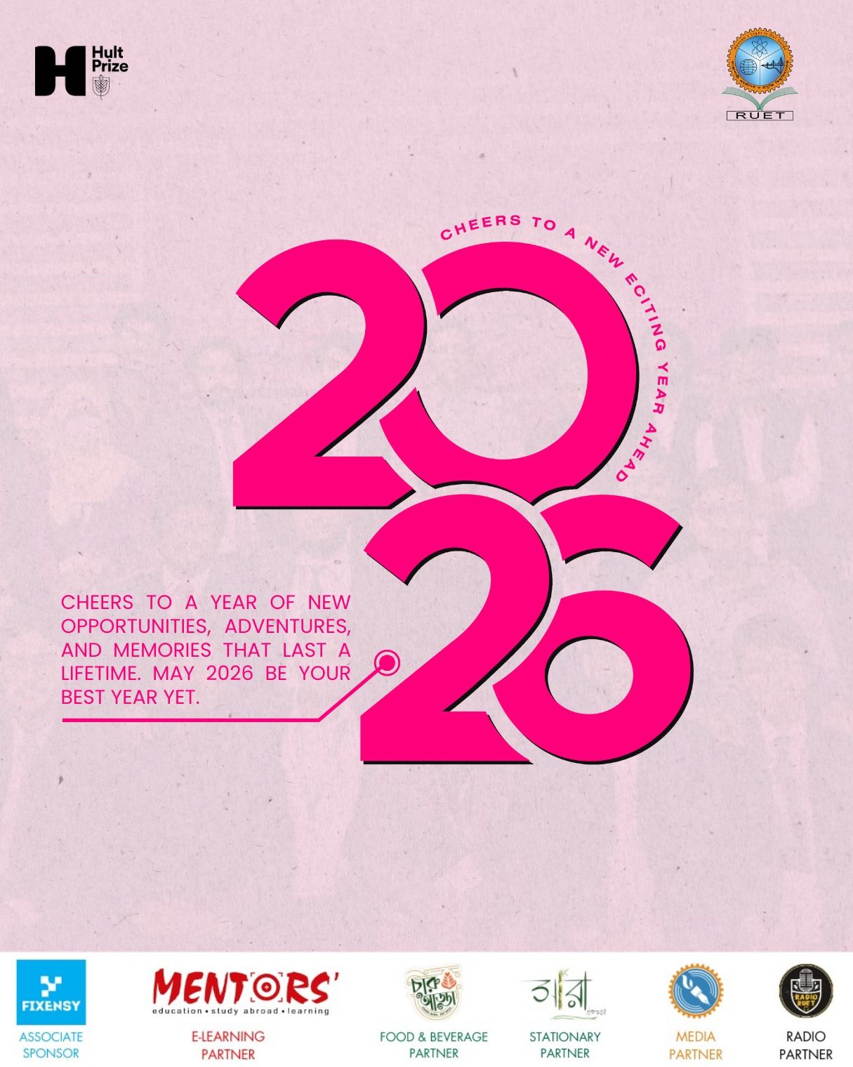 Happy New Year 2026! 🎉 As a new year... - HULT PRIZE at RUET | Facebook