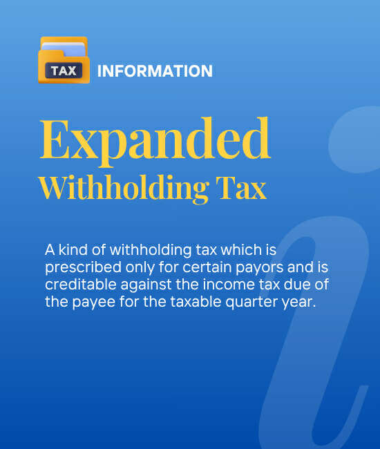What is Expanded... - BIR RDO 113A-West Davao City | Facebook