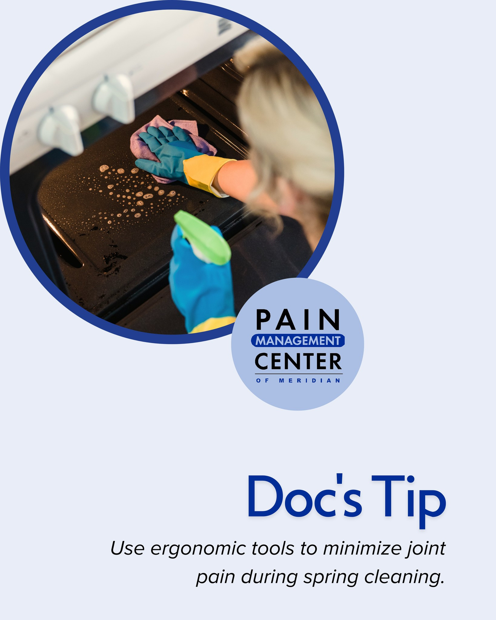 Pain - Spring cleaning doesn’t have to mean aching joints! #DocsTip To ...