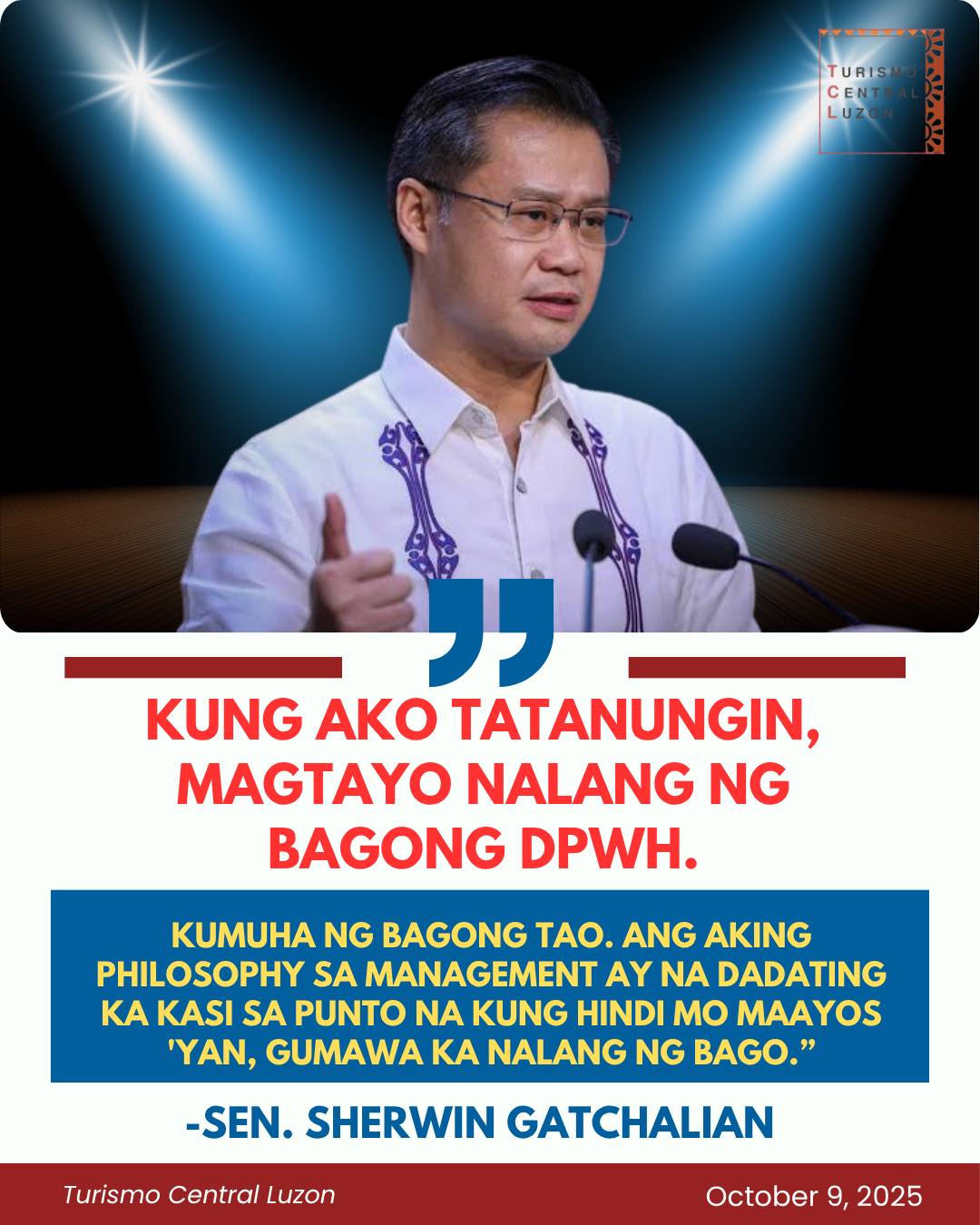 ‘MAGTAYO NA LANG NG BAGONG DPWH!’... - Turismo Central Luzon | Facebook