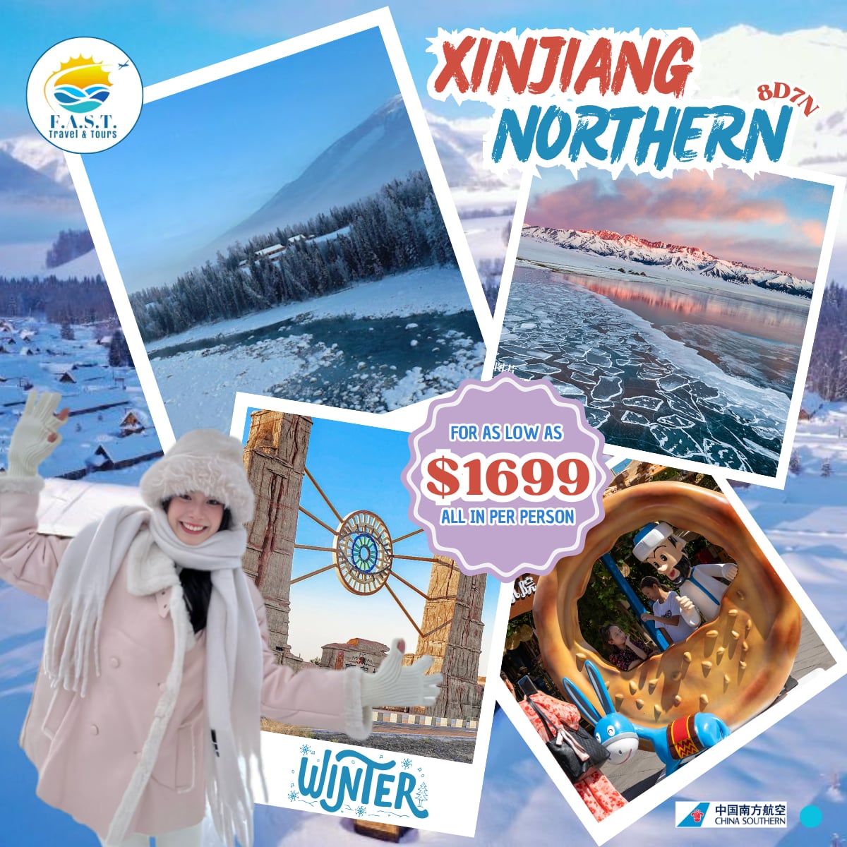 FAST - 🌍Xinjiang Northern 8D7N TOUR 🏅FROM $1699 ALL IN PER PERSON 💎$500 ...