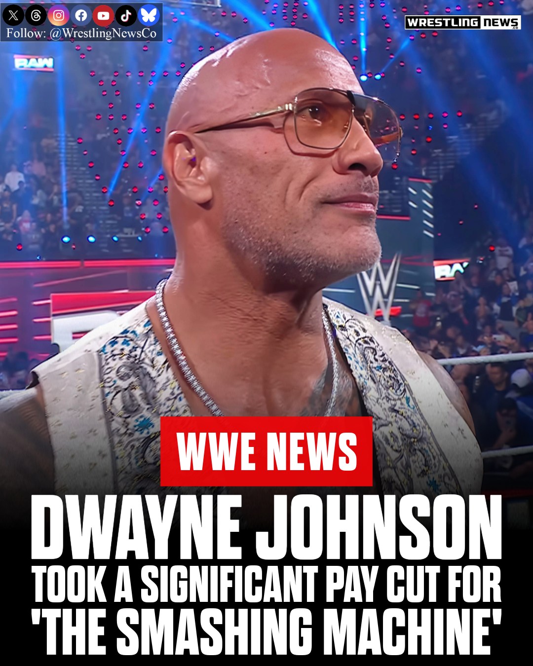 Wrestling - Dwayne Johnson Took Significant Pay Cut For “The Smashing ...