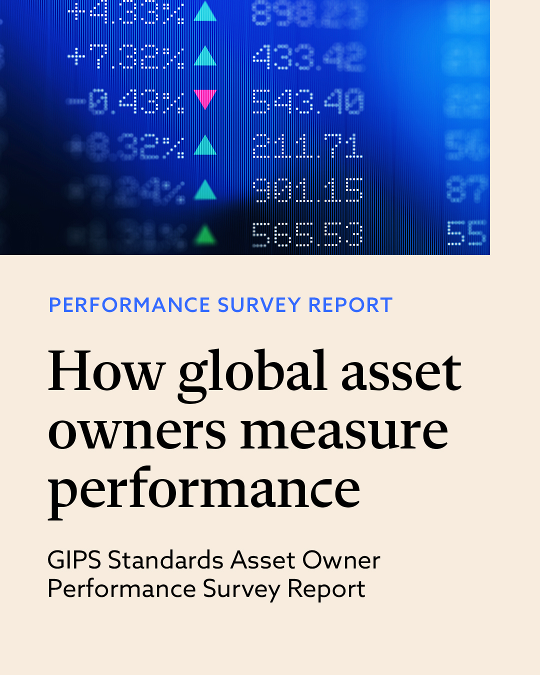 CFA Institute - How do asset owners report performance?... | Facebook