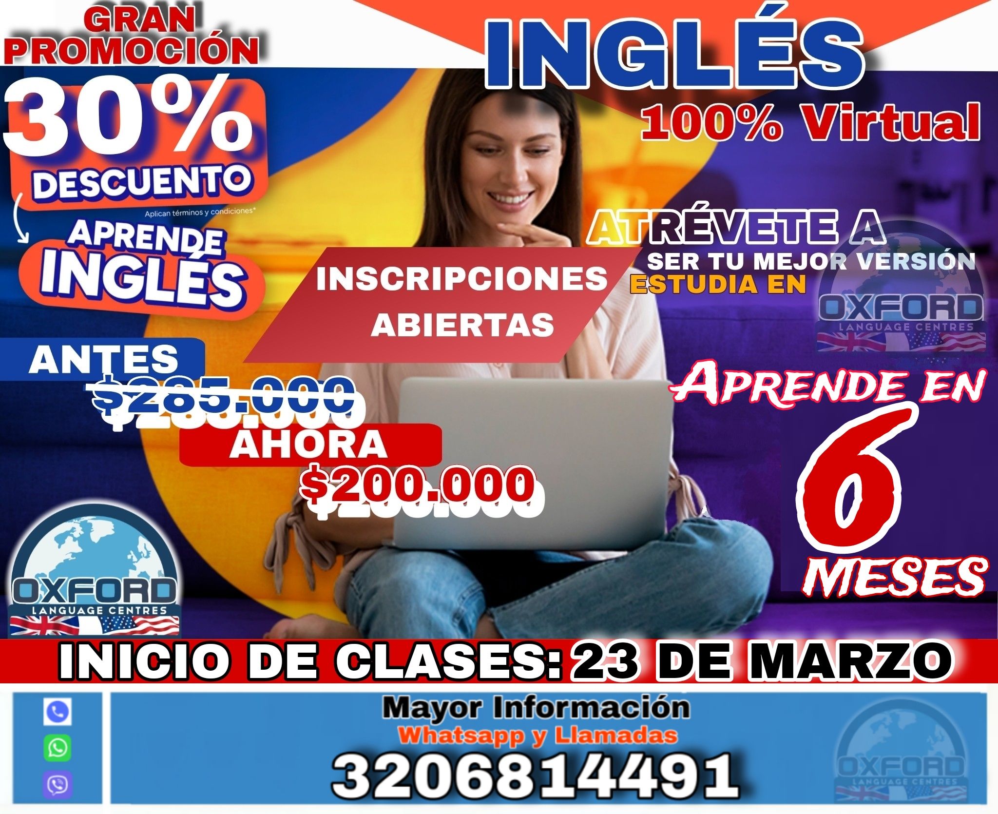 Oxford Language Centres - 🇺🇸🖥️🇨🇴CURSO DE INGLÉS 100% VIRTUAL🇨🇴💻🇺🇸 ...