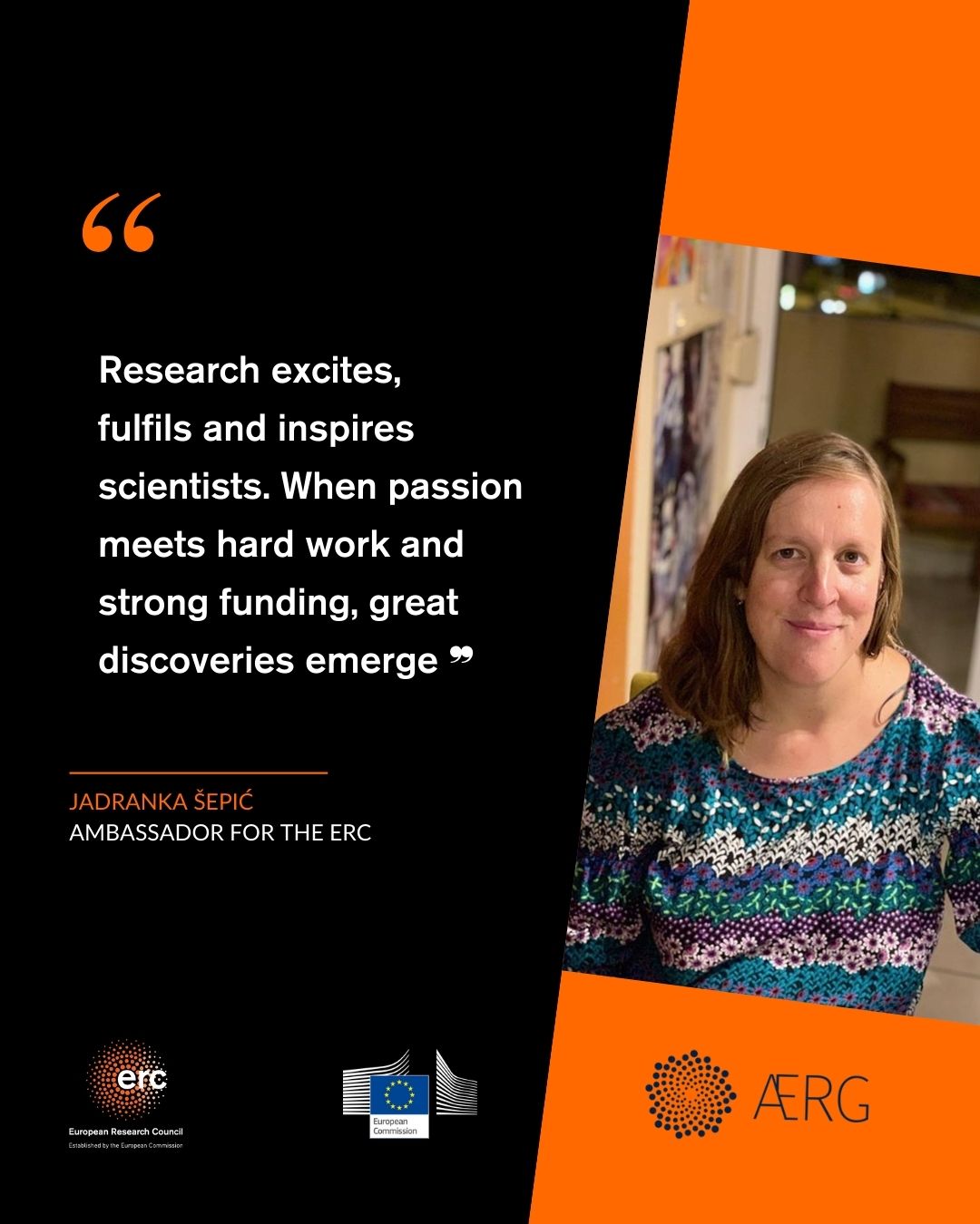 European - Professor Jadranka Šepić is the Ambassador for the ERC in ...