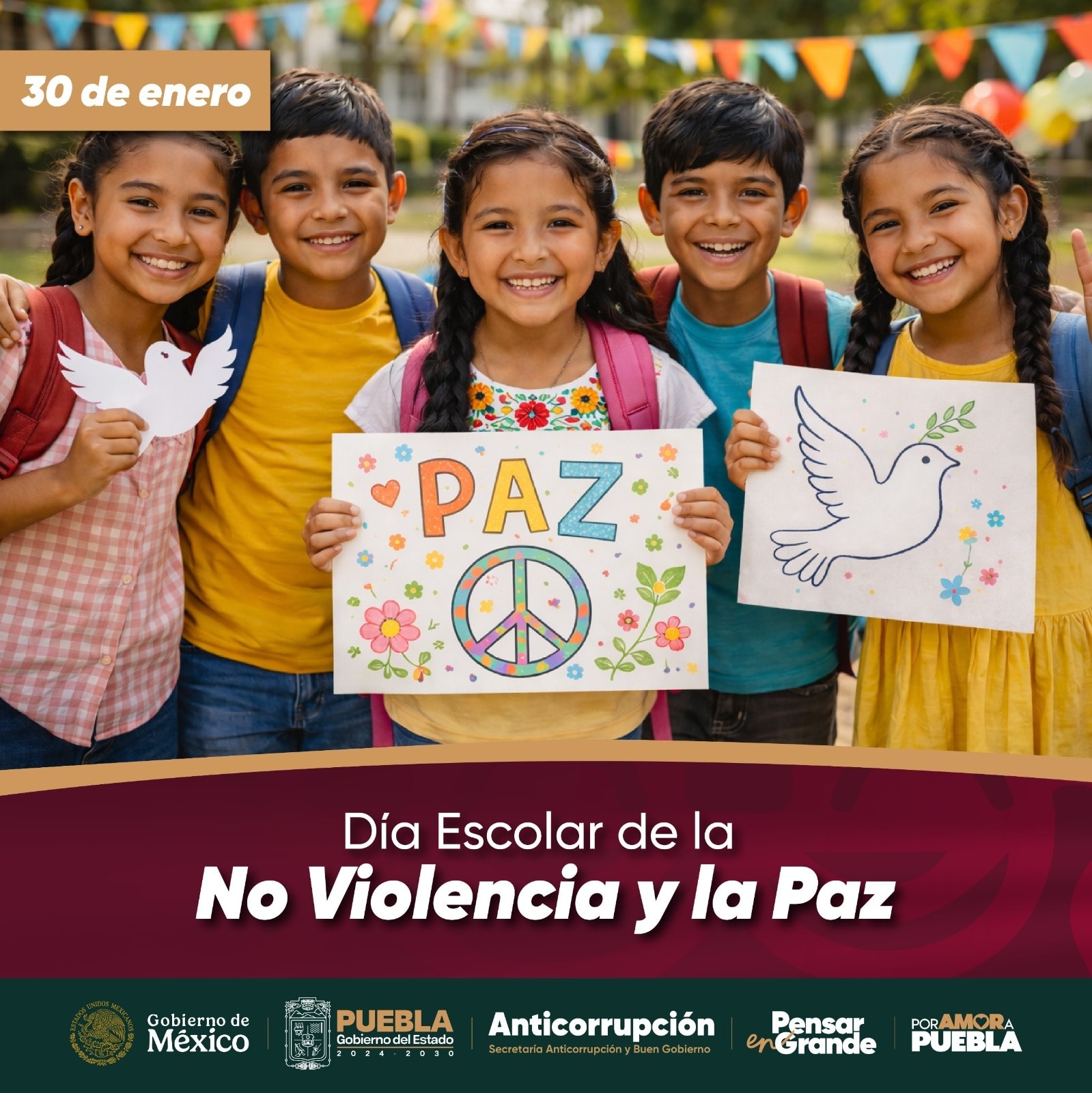Secretaría - 🕊️ Día Escolar de la No Violencia y la Paz Fomentar ...