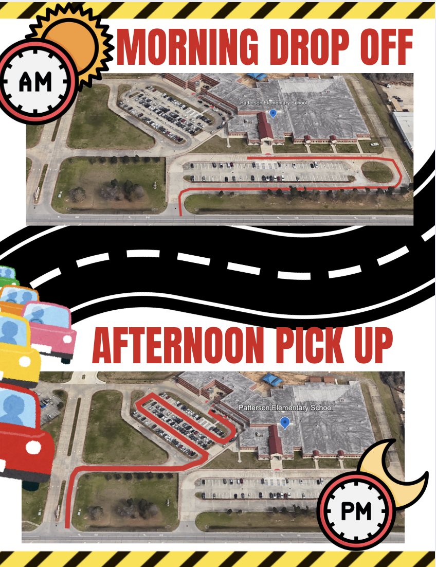 Patterson - New Morning Car Rider Drop-Off Location: Starting this year ...