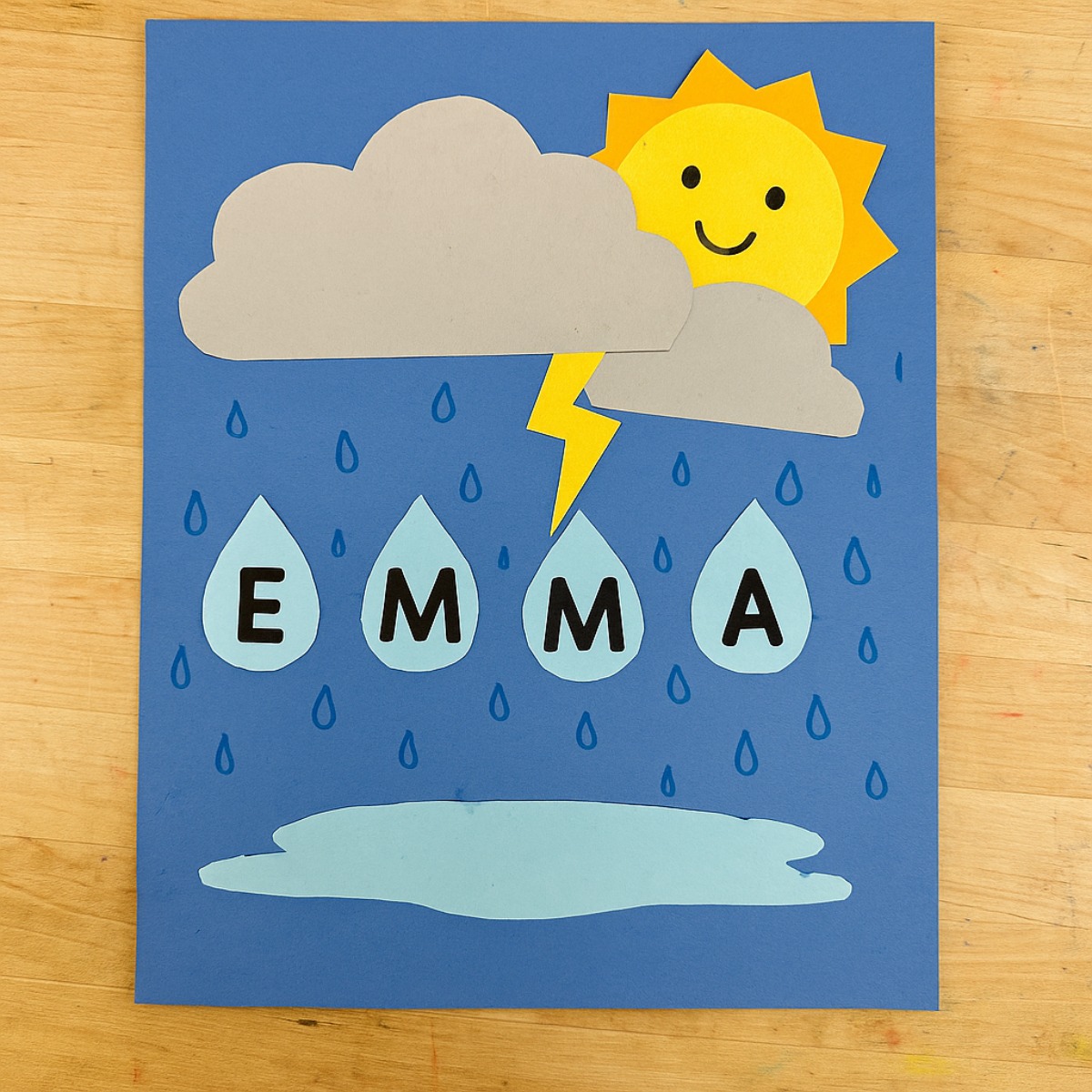 🌧️ This spring name craft is a fun... - Simple Everyday Mom | Facebook