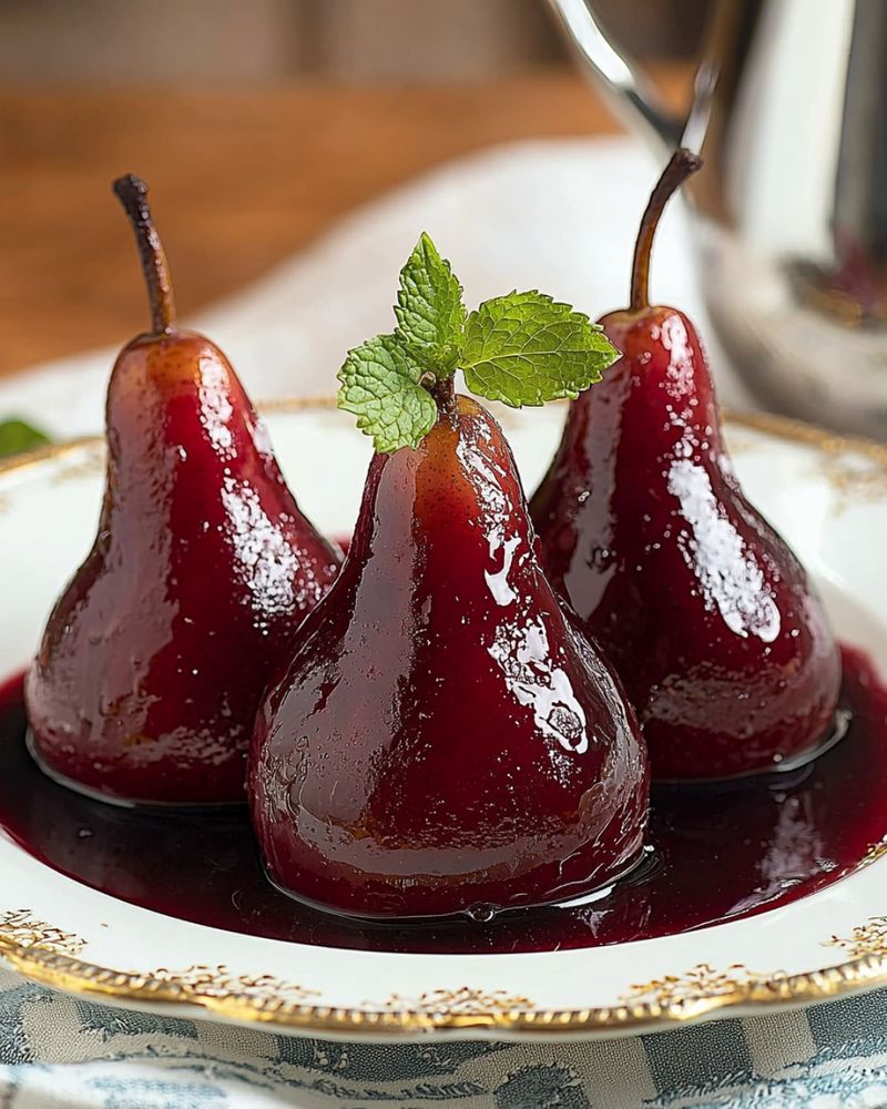 IdeasdelHogar - 🔥 Sorprende con este postre elegante: Peras al Vino ...