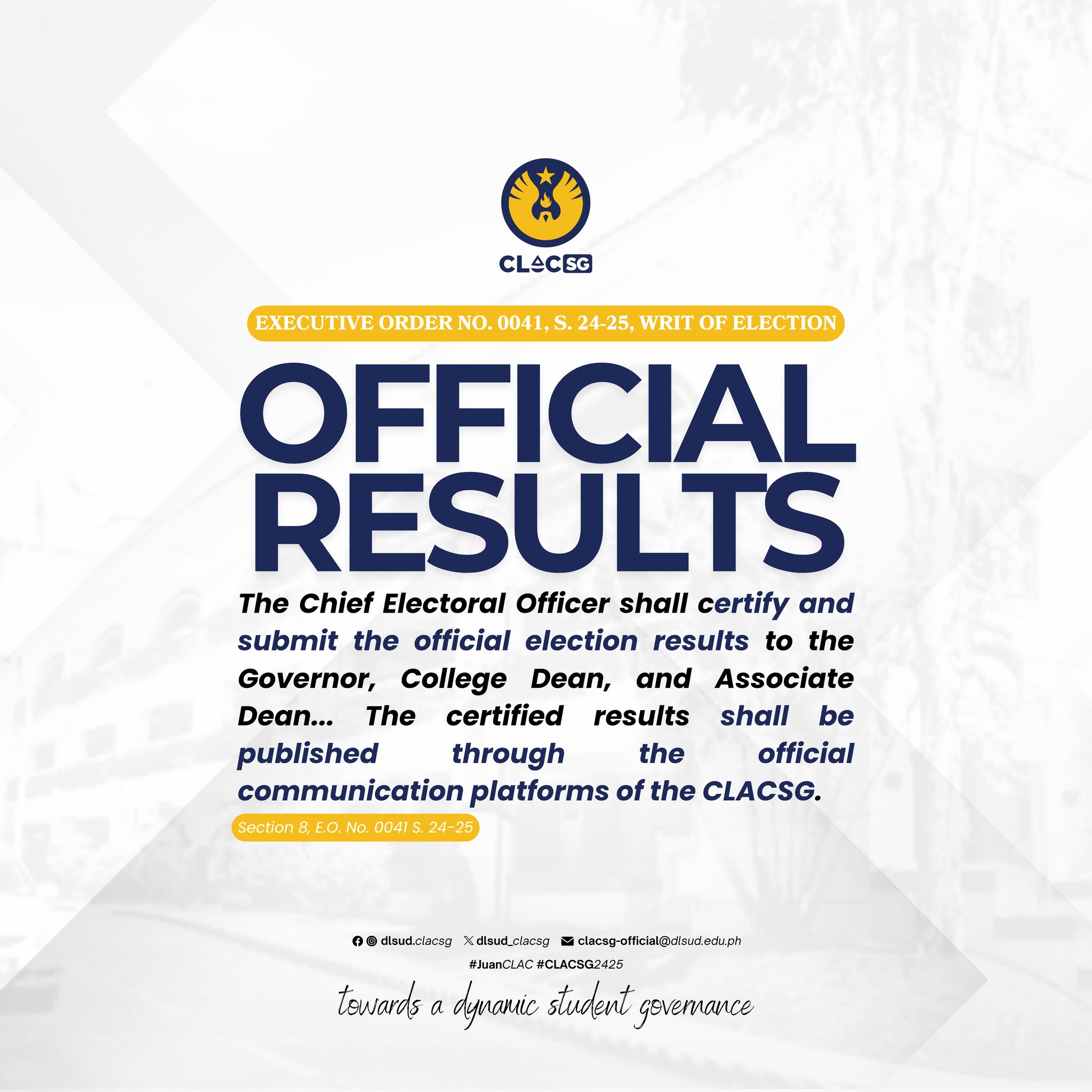 The Chief Electoral Officer has officially transmitted the results of ...