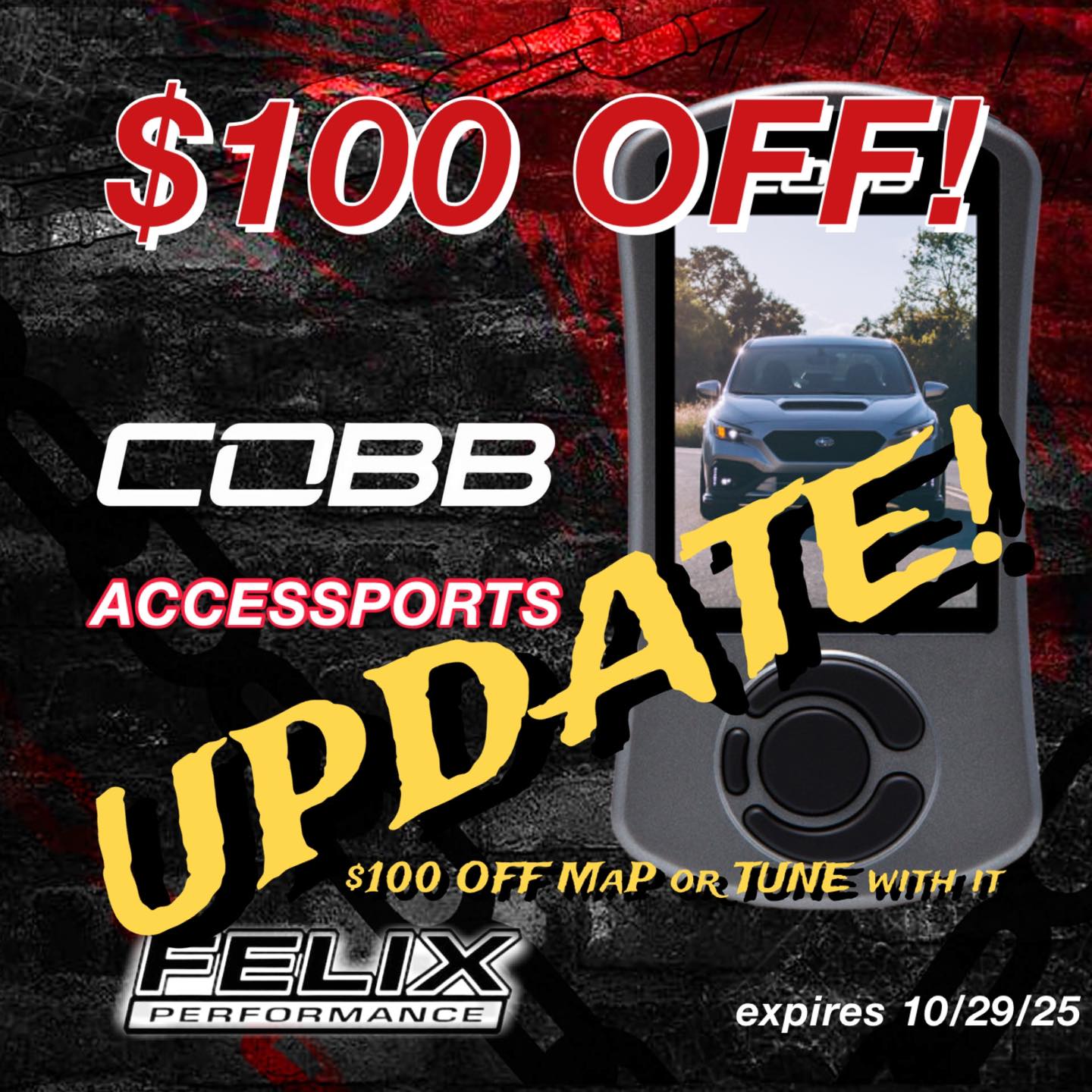 🔥 DOUBLE THE DEAL THIS WEEKEND 🔥 COBB... - Felix Performance | Facebook