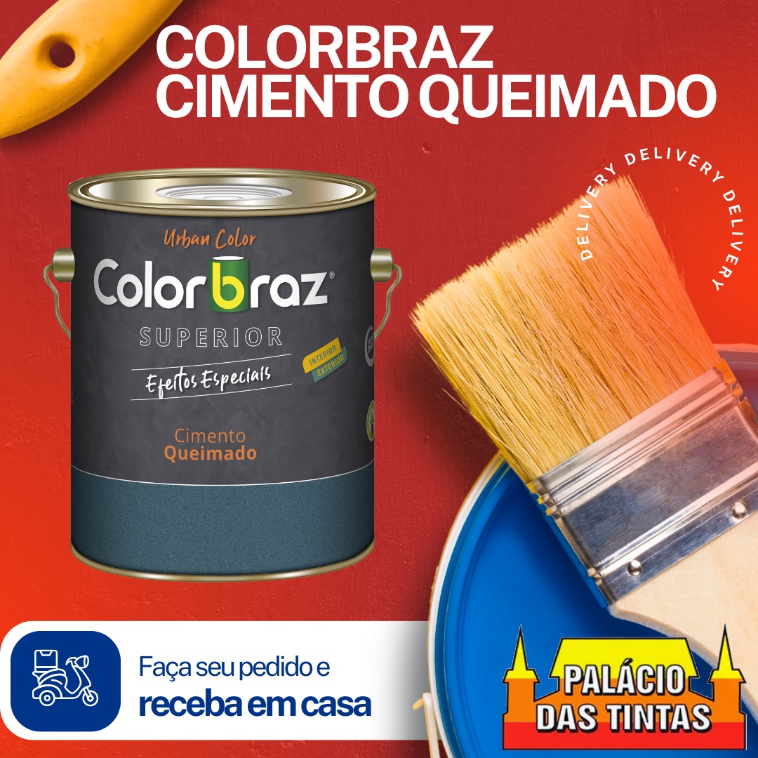 Palácio - 🔥 O charme do cimento queimado com a qualidade da Colorbraz ...