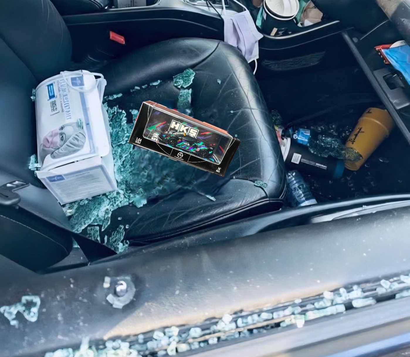 Model - Y’all be safe out there. Someone broke into my car and left and ...