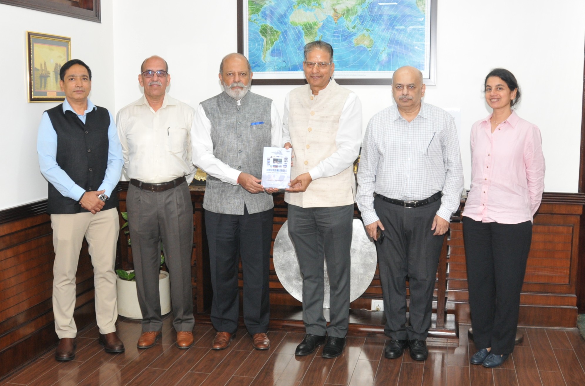 Air Marshal VPS Rana (Retd), former AOA, Indian Air Force, presented a ...