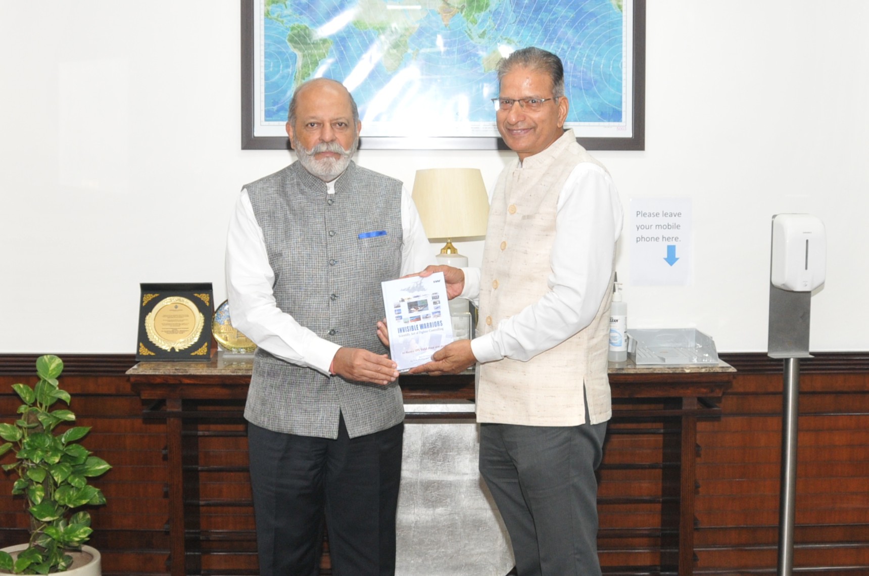 Air Marshal VPS Rana (Retd), former AOA, Indian Air Force, presented a ...