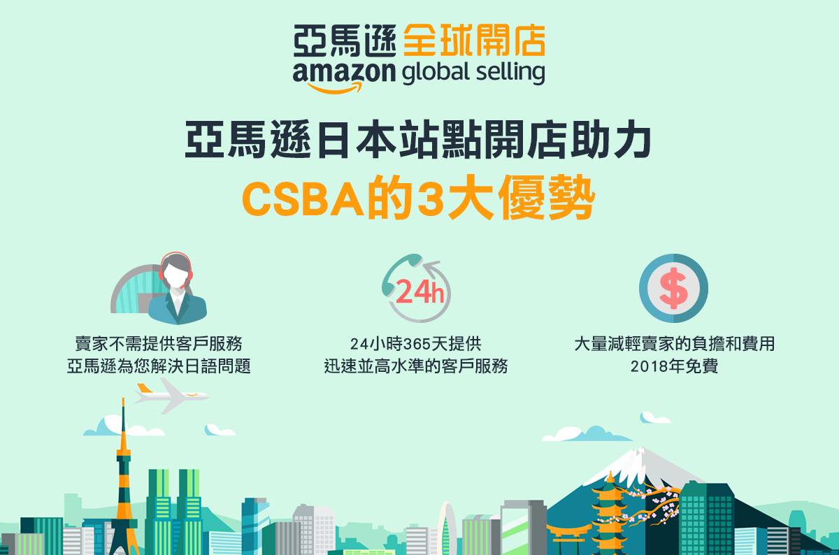 亞馬遜全球開店 - 【#新手課堂】不能不知道！亞馬遜日本站點開店助力：#CSBA 亞馬遜日本站點目前 #免費... | Facebook