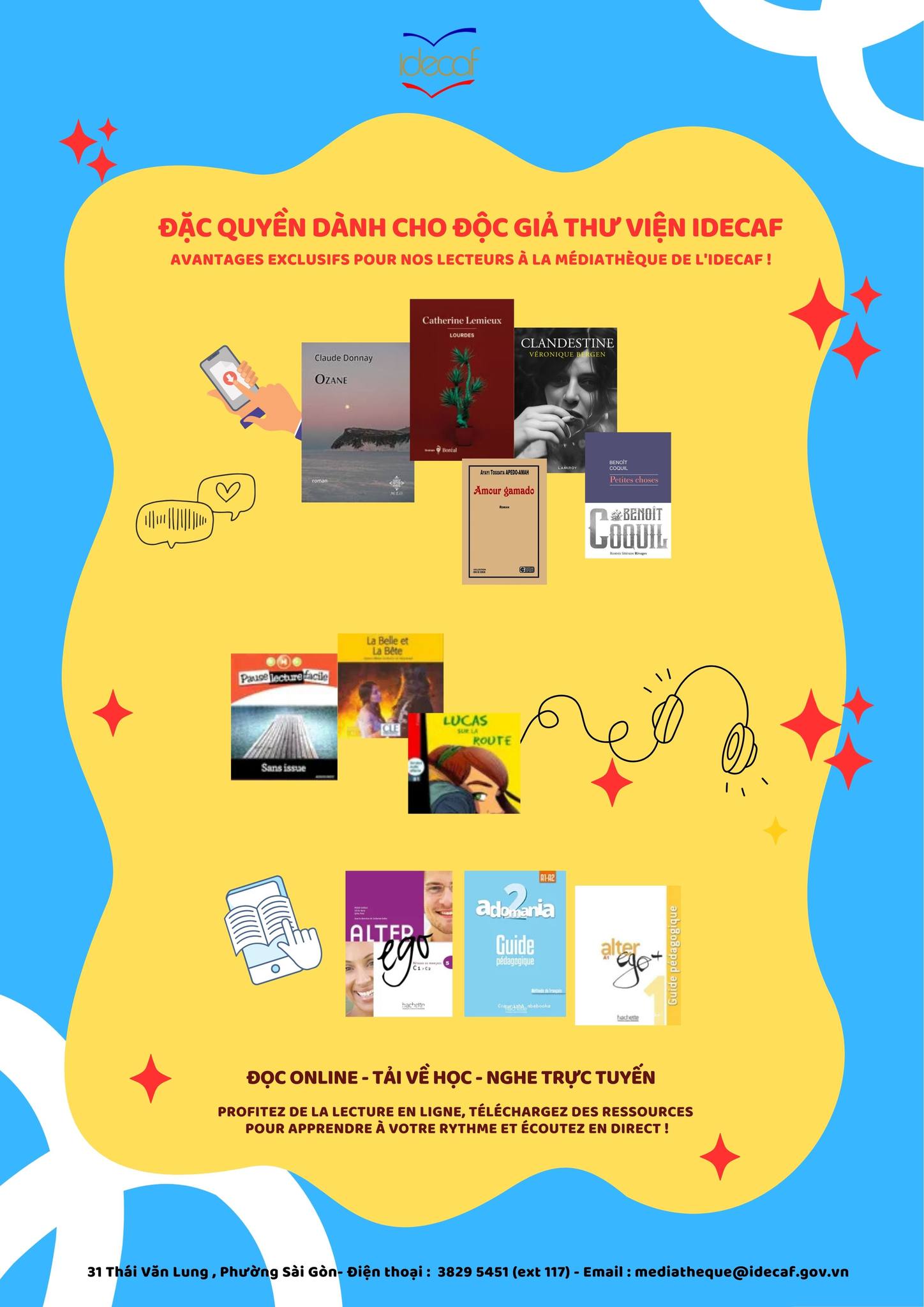 🔥📚 Kho sách số... - Idécaf - Viện Trao đổi Văn hóa với Pháp | Facebook