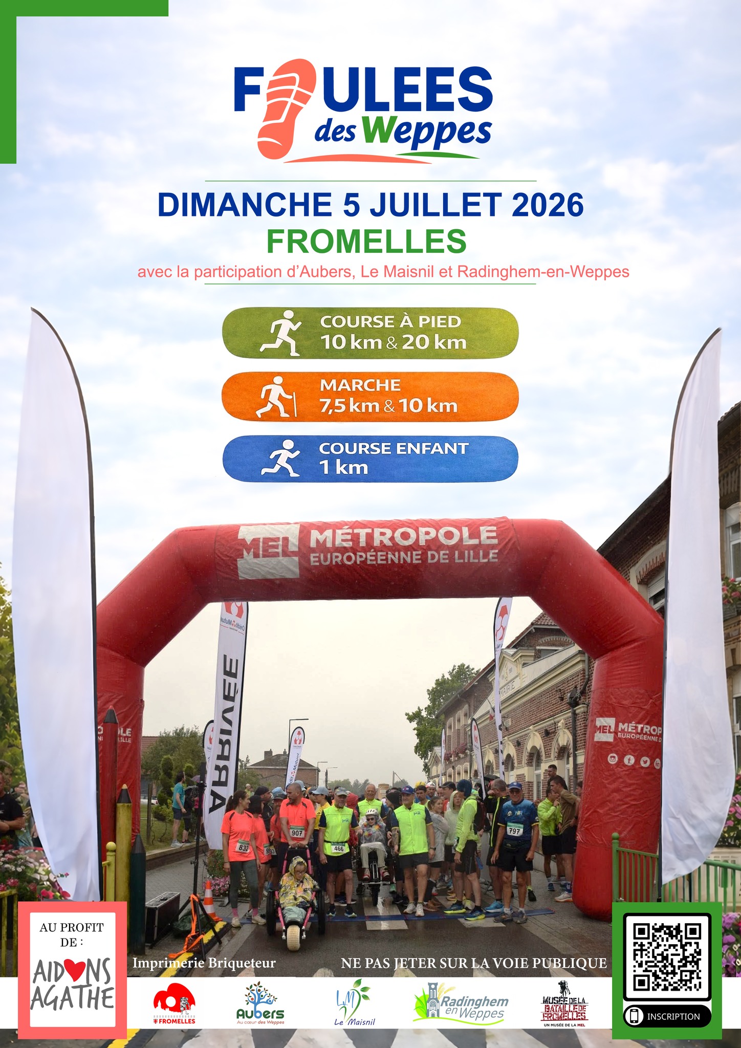 Les foulées des Weppes 5 juillet 2026