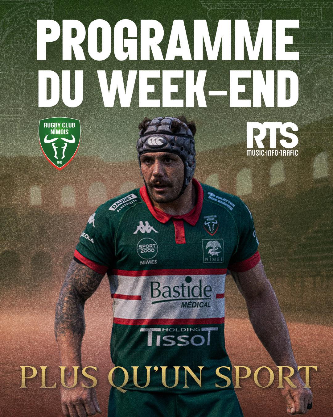 Rugby - Le programme du week-end, avec RTS FM, La Radio du Sud ! 🏛️🔥 🚎 ...