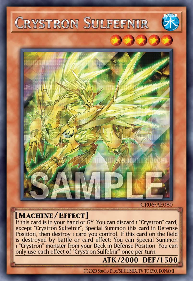 yugioh crystron cards CR06-AE077 Smiger (UR) except this card Crystron Sulfefnir - Yugipedia
