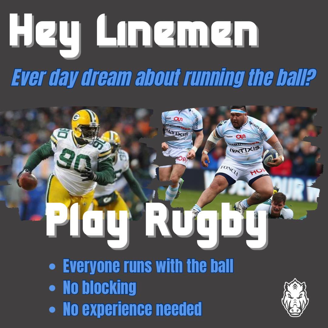 Rugby takes 15 players of all... - Oshkosh Razorbacks Rugby | Facebook
