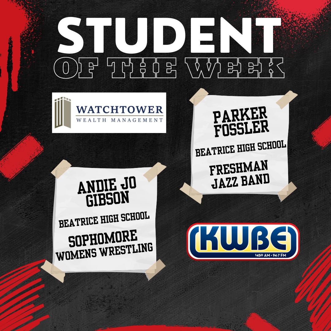 KWBE - Congratulations to the KWBE Students of the Week, Andie Jo ...