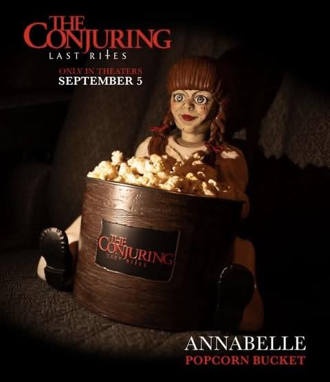 A new Annabelle popcorn bucket has been revealed, designed so that