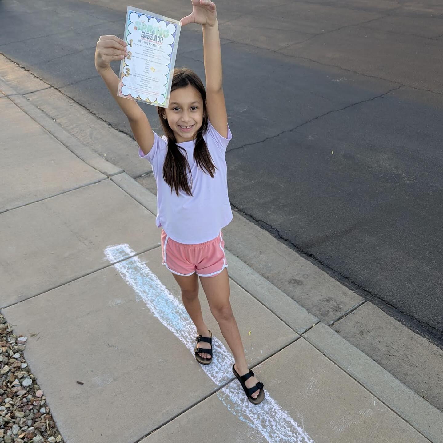 Gold - Devo Spring Break CHALK CHALLENGE! 🎨 Completing workouts ...