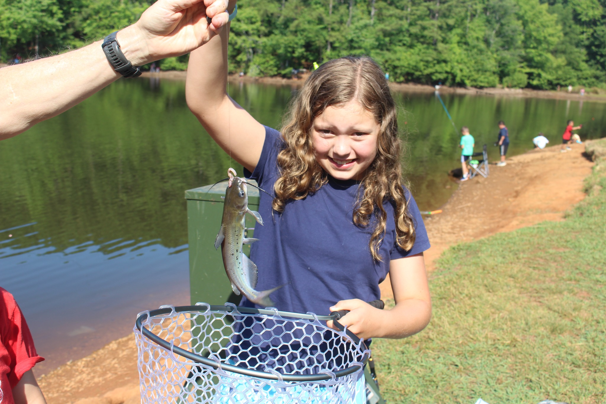 Fishing rodeo for kids at Ebenezer Downs Park in Marietta