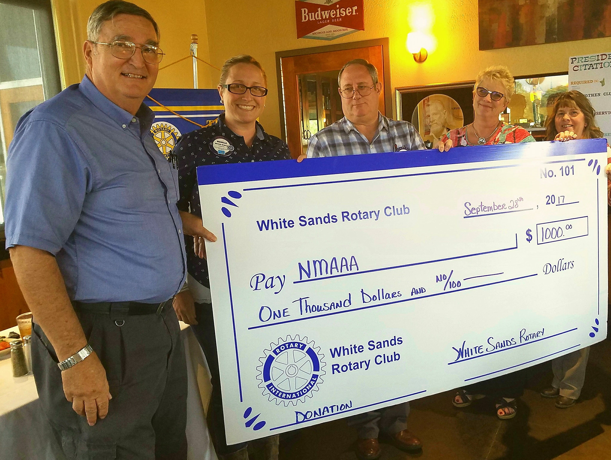 Mr. Jim Talbert,... - Rotary Club of White Sands | Facebook