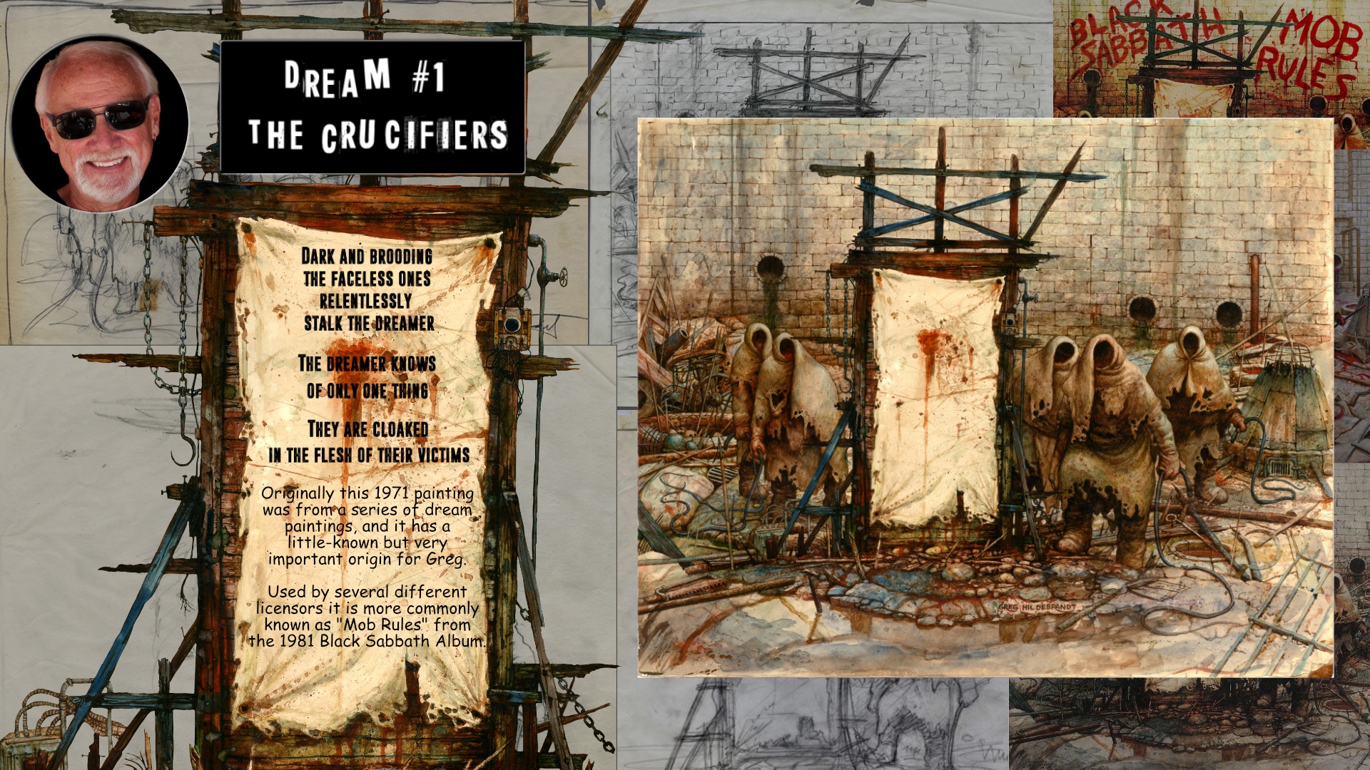 Dream 1: Crucifiers Art featured in Black Sabbath's 1981 Mob Rules