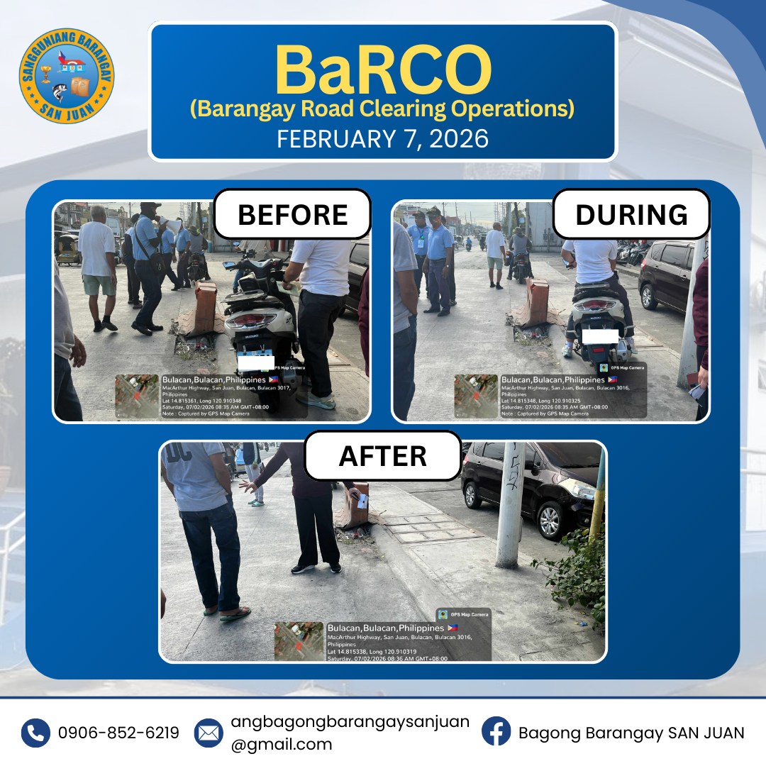 Bagong Barangay SAN JUAN added... - Bagong Barangay SAN JUAN