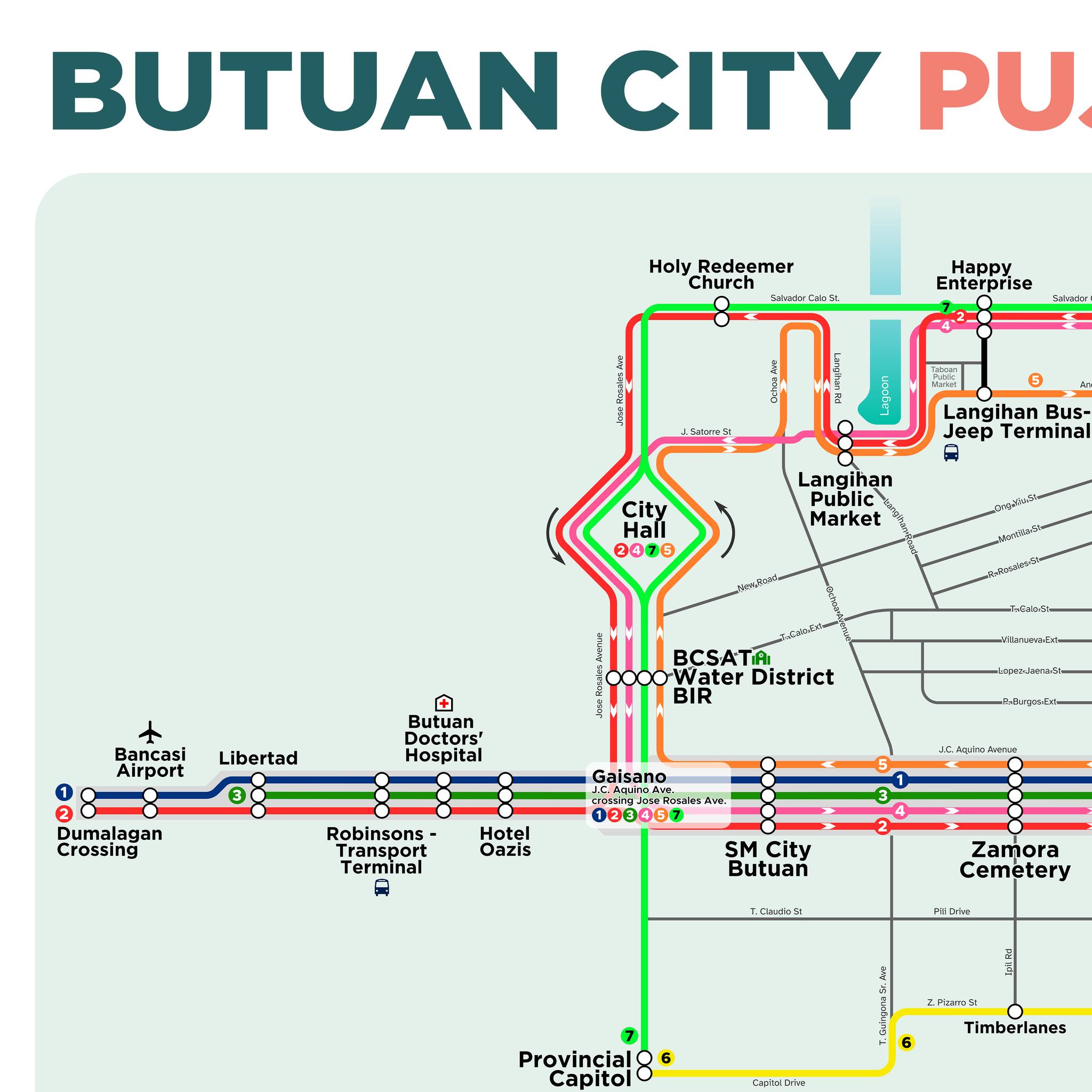 BUTUAN TERMINAL | INFOGRAPHIC | A route map for the new Butuan multicab ...