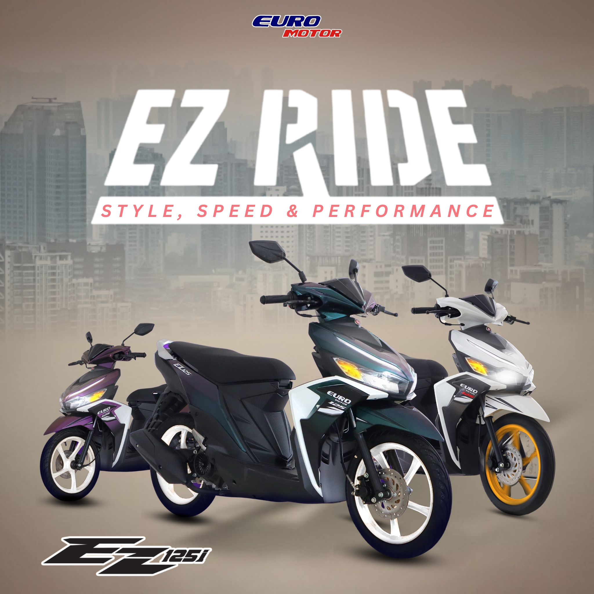 Euro - 🔥 EZ125i - STYLE, SPEED & PERFORMANCE! 🔥 Handa ka na bang i ...