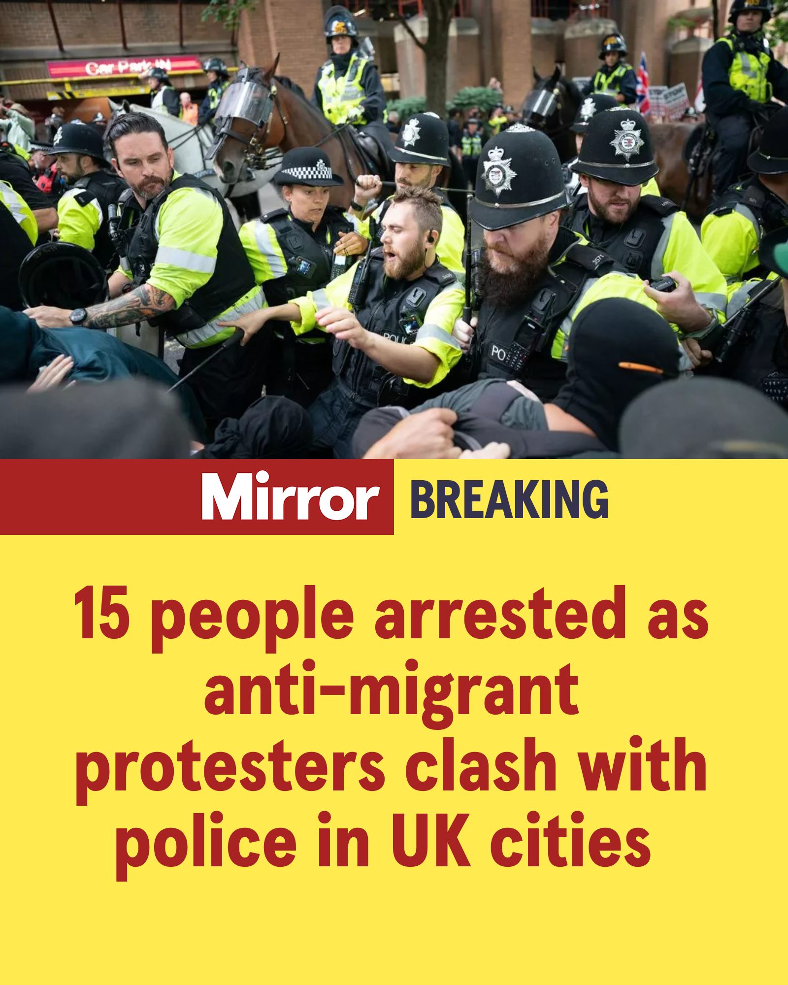 The Mirror - Protests against the use of asylum hotels and counter ...