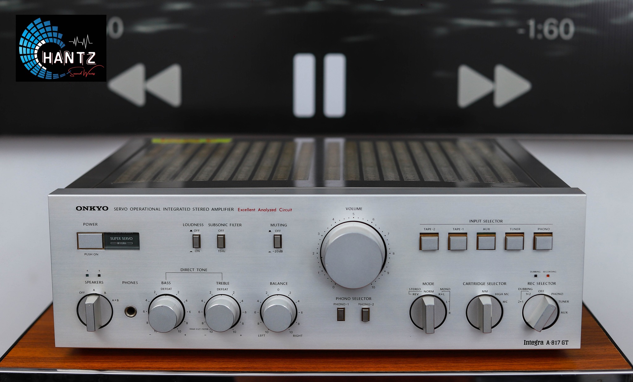 Onkyo Integra A-817GT vintage integrated amplifier for sale