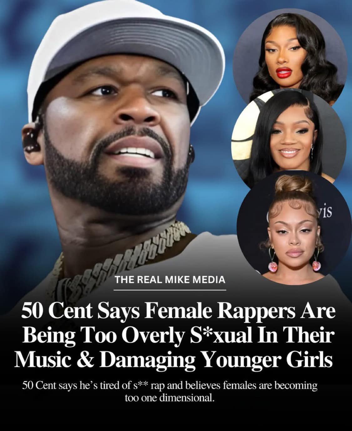 All - 50 Cent says he's tired of female rappers rapping about the same ...