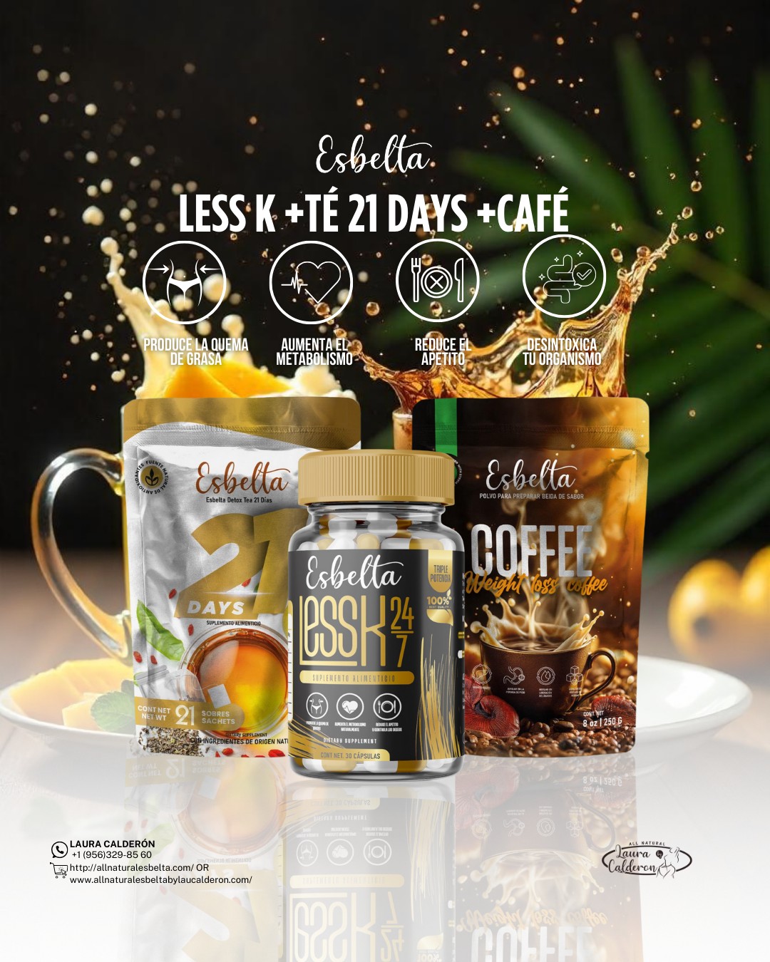 All - ☕🔥 Pack Less K + Té 21 Days + Café Esbelta 🔥☕ ¡El combo perfecto ...