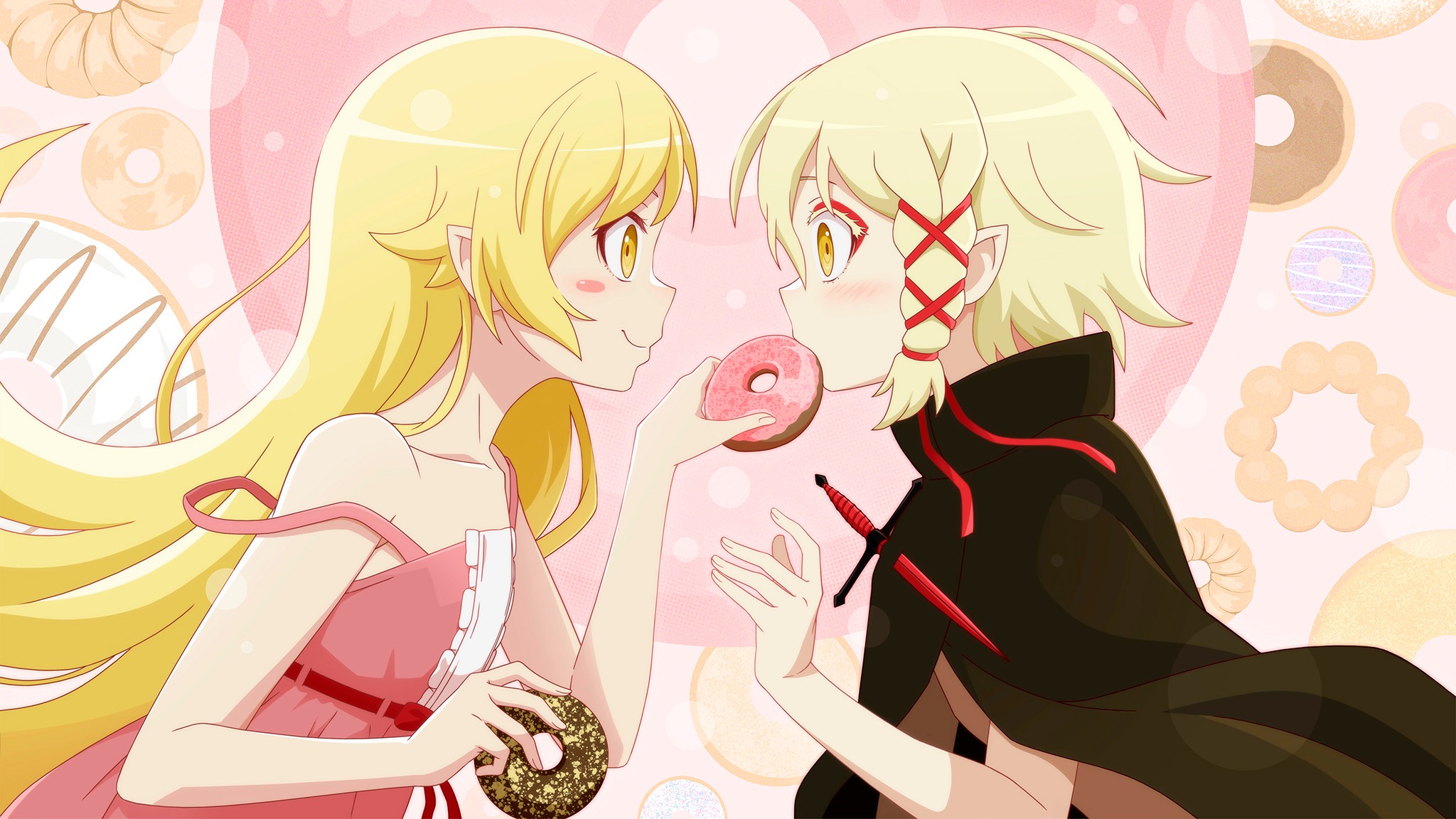 🤤 pixiv. net/en/artworks/122985806 - Monogatari Series VN