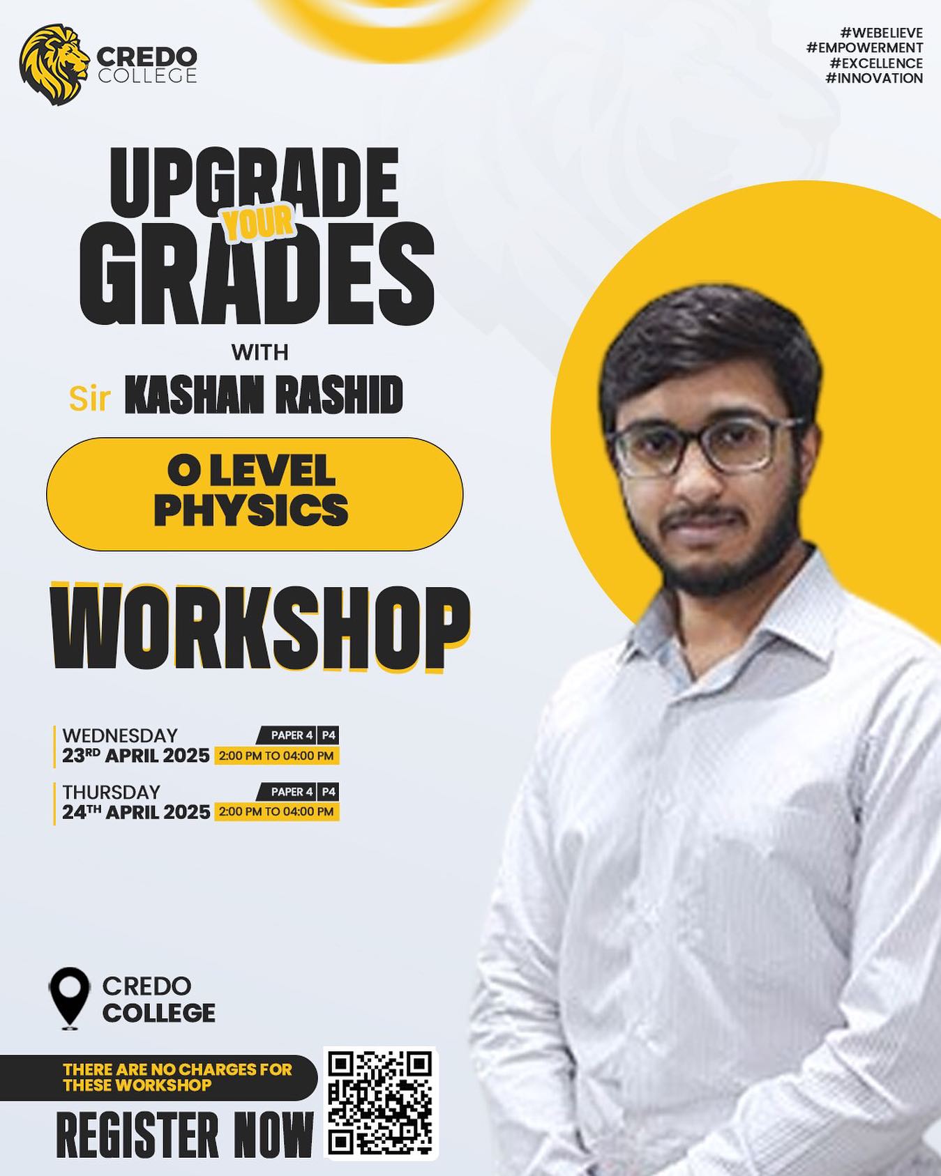 Credo - Turn Doubts into Distinctions! Join Sir Kashan Rashid for an ...
