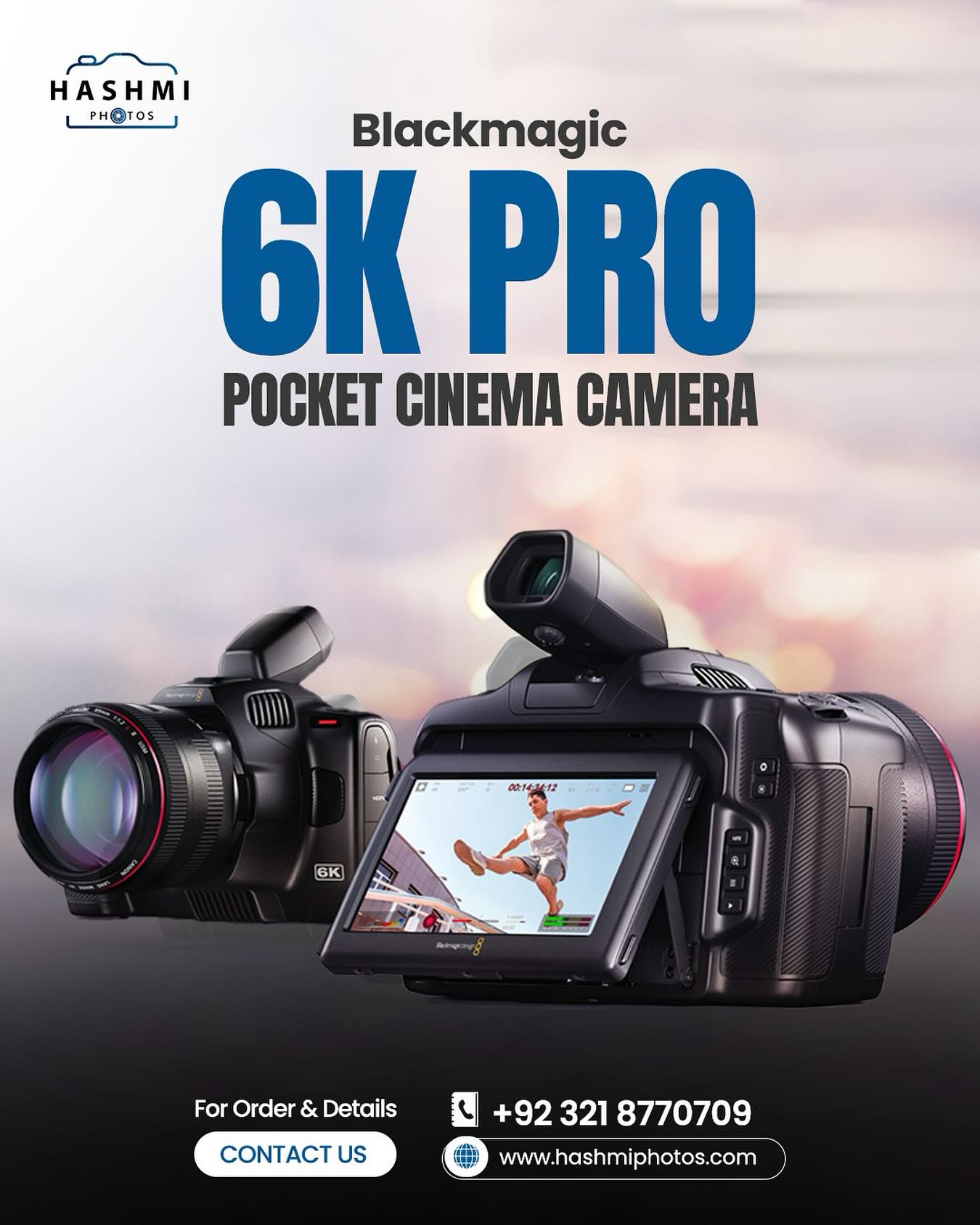 Hashmi - BLACKMAGIC 6k PRO Buy Now at 📷 Hashmi Photos www.hashmiphotos ...