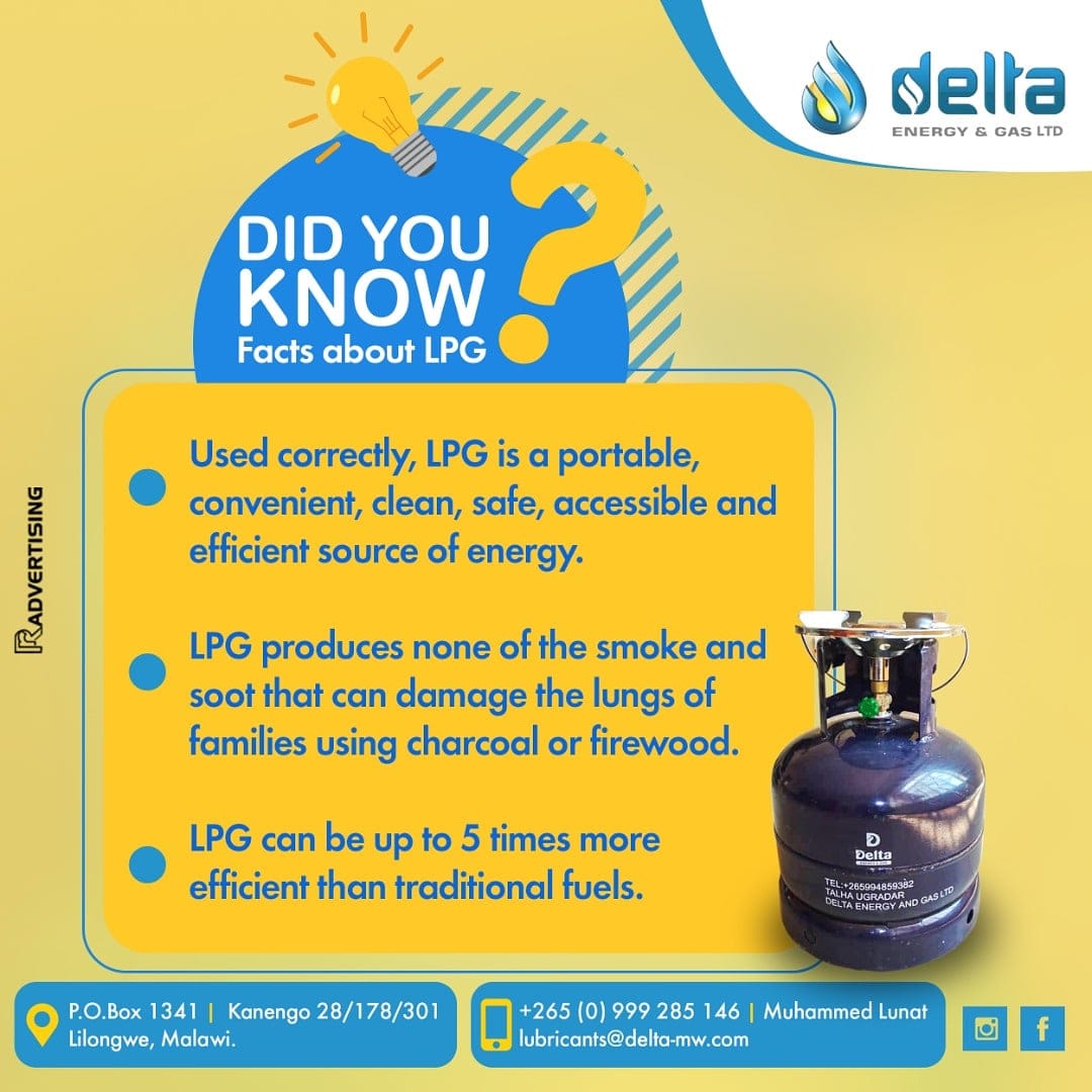 Some important facts about LPG... - Delta Energy And Gas Ltd