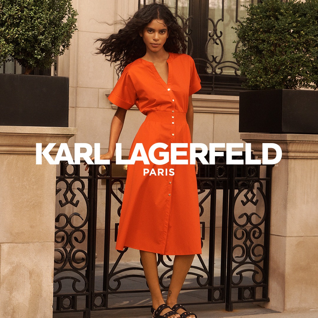 open lace back dress Karl Lagerfeld Girls Sporty Dress