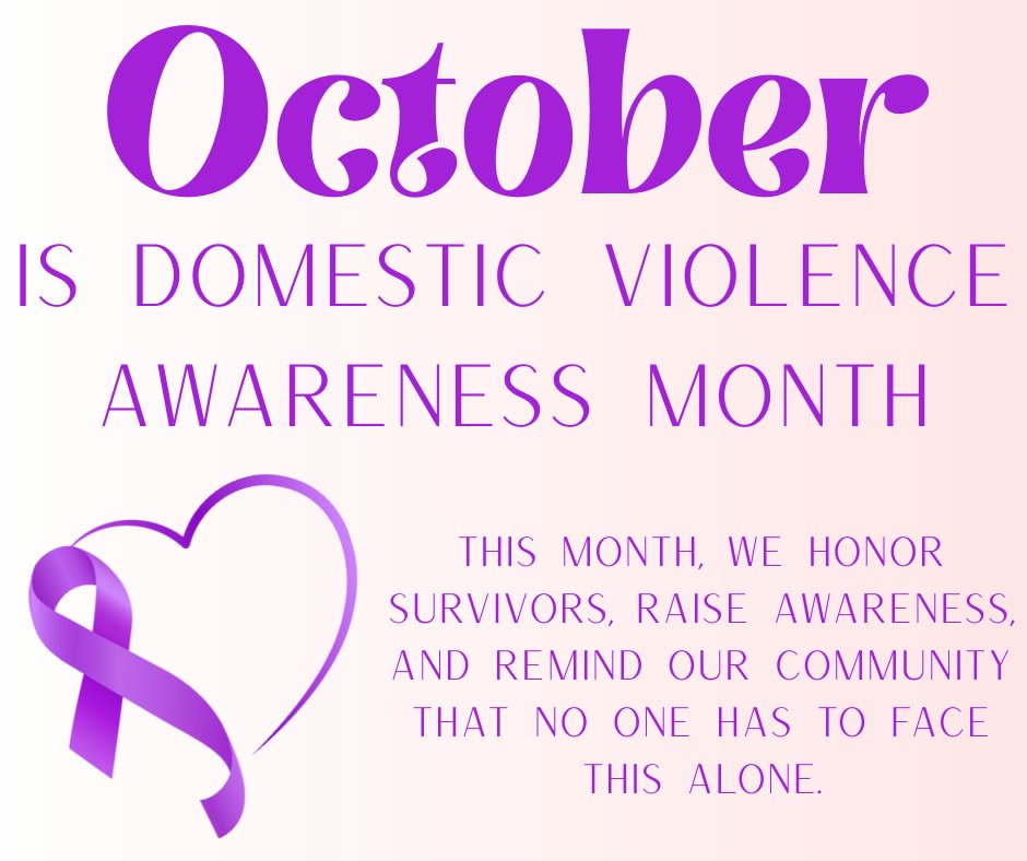 Save - 💜 October is Domestic Violence Awareness Month Every year ...