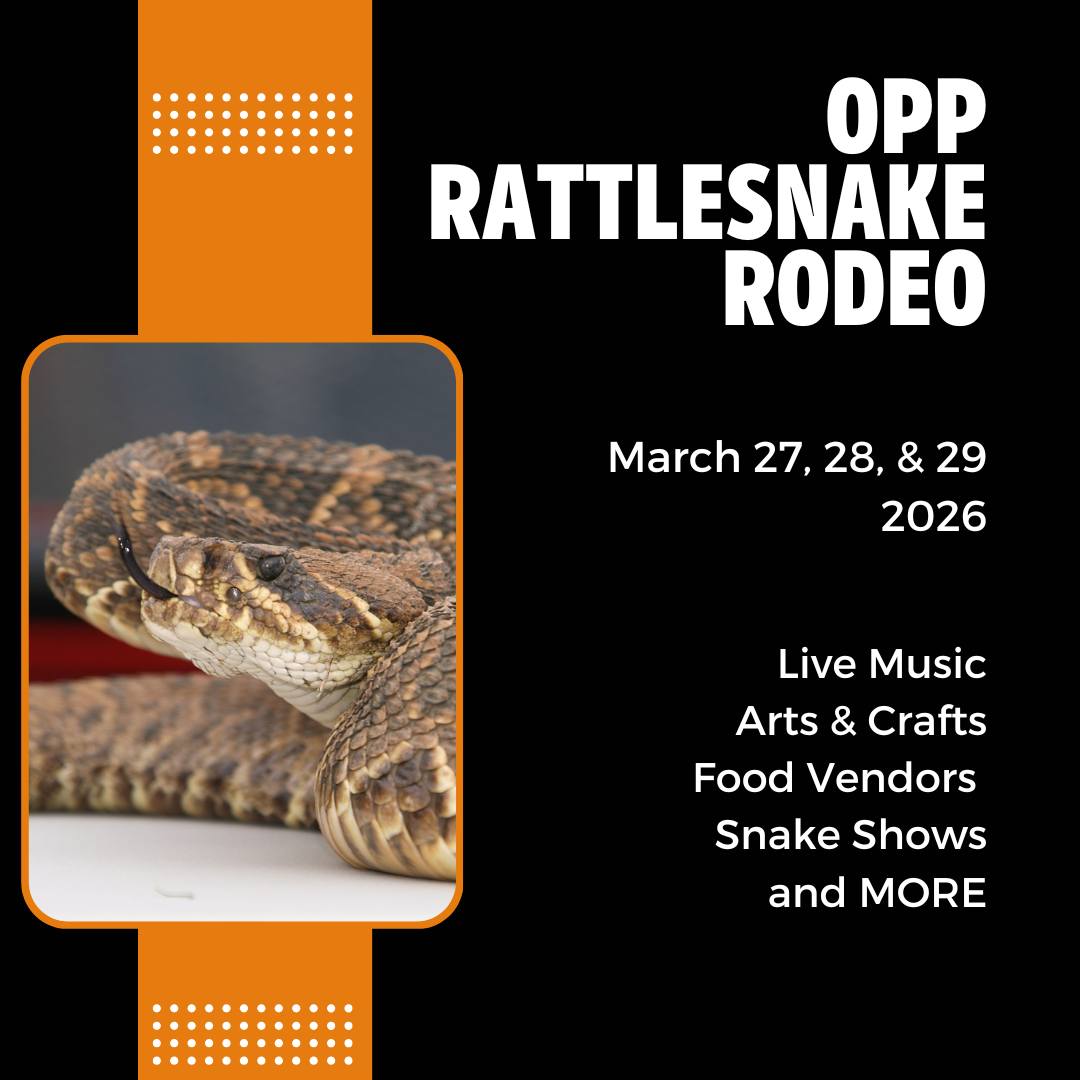 🐍🎉 Save the Date! 🎉🐍 The 2026... - The Opp Rattlesnake Rodeo | Facebook