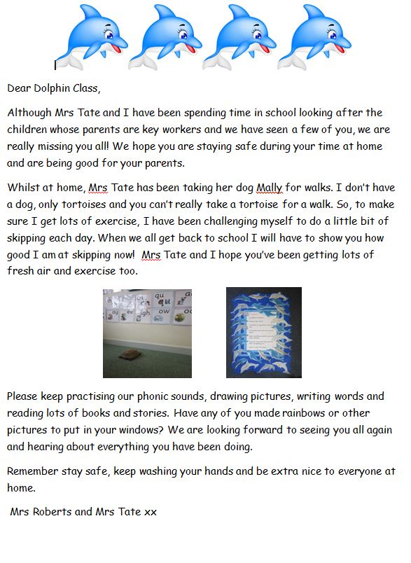 YEAR ONE Dolphin Class here is... - Burlington Infant School