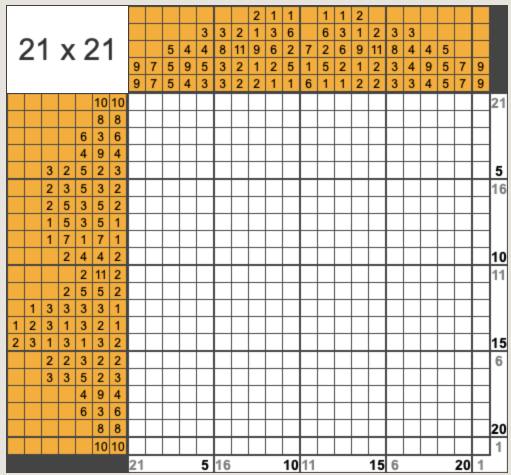 Nonogram - What is hidden inside this Nonogram? https://jcross.world/en ...