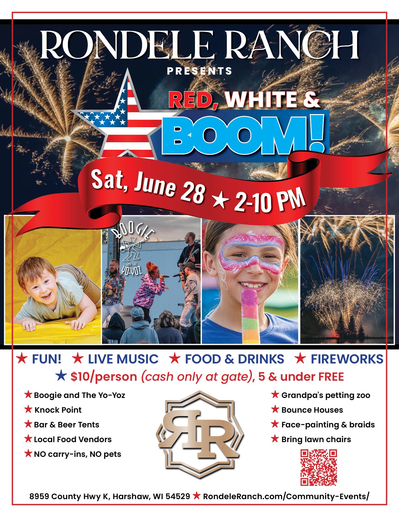 Rondele Ranch - Mark your calendar for Red, White & BOOM!... | Facebook