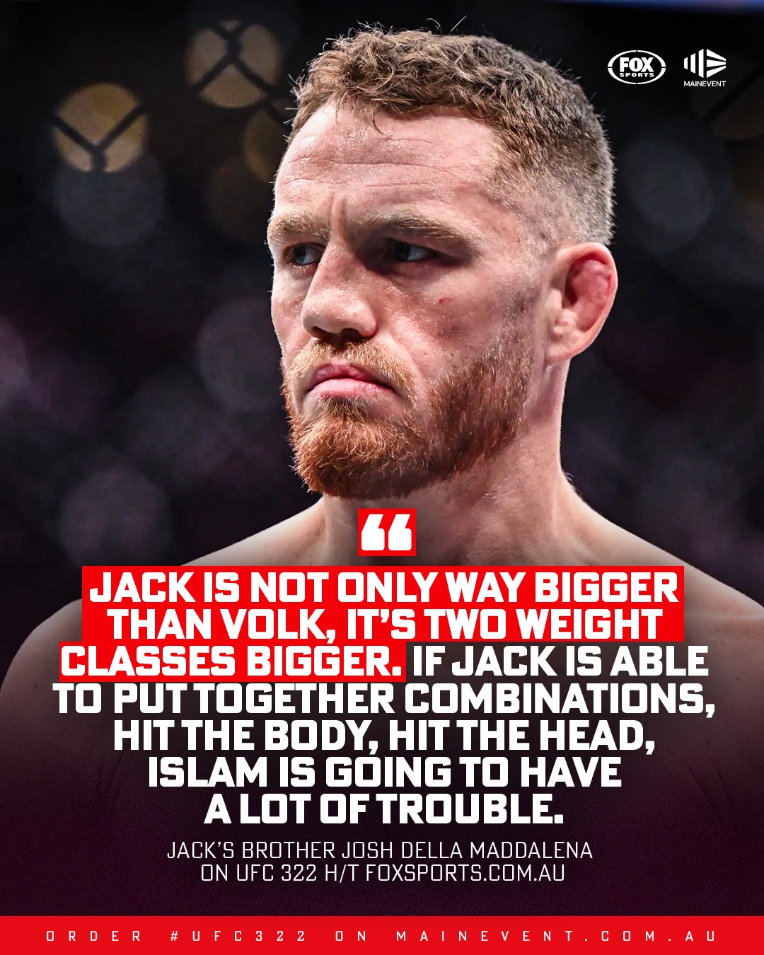 MAIN EVENT - Those Jack Della Maddalena boxing... | Facebook