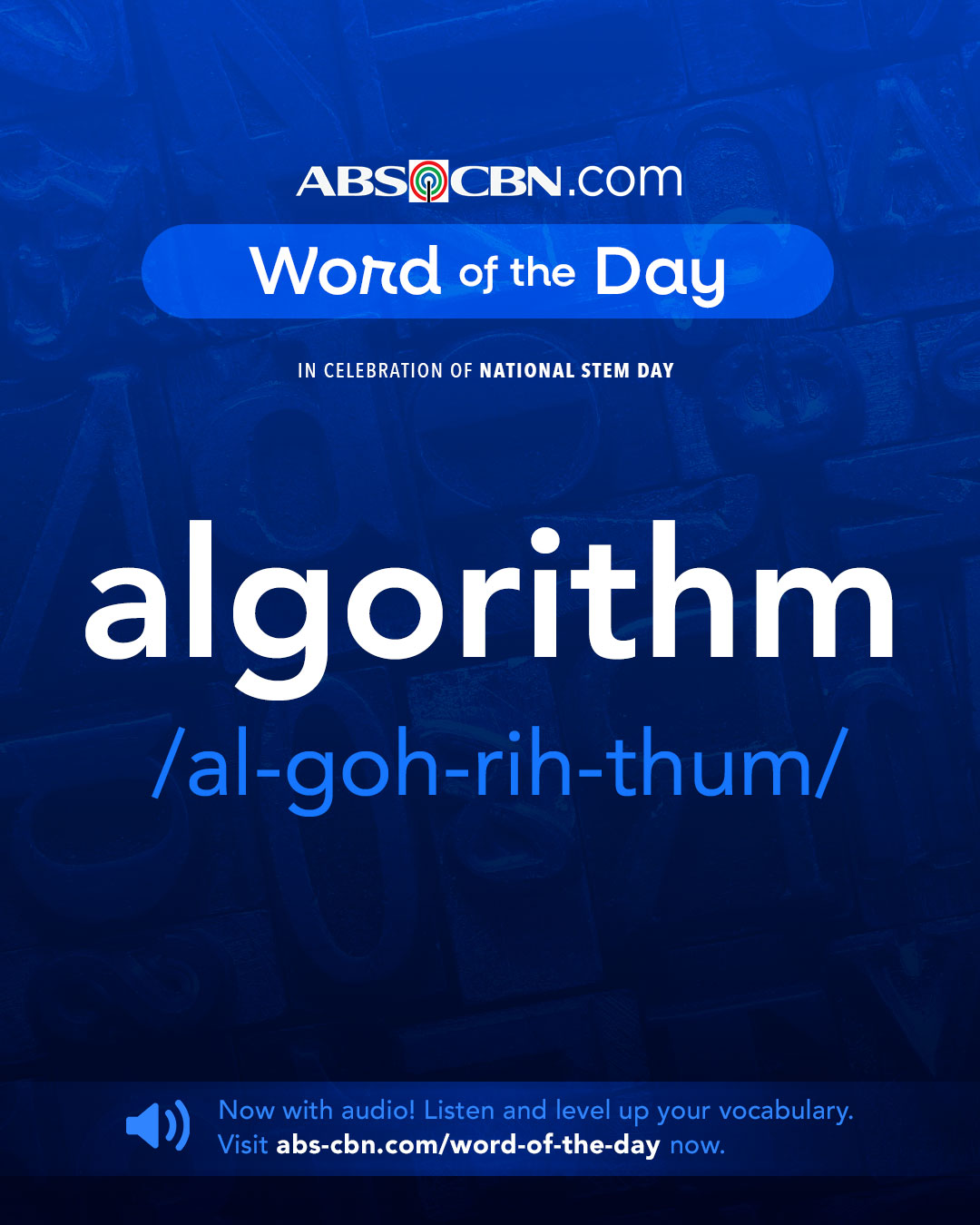 ABS-CBN - #WordOfTheDay: “algorithm” Curious about the definition and ...